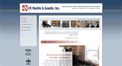 Desktop Screenshot of crmarbleandgranite.com