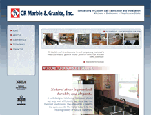 Tablet Screenshot of crmarbleandgranite.com